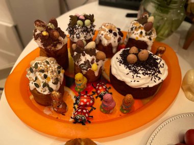 the aroma of home baking and other attributes of Easter holidays