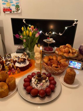 the aroma of home baking and other attributes of Easter holidays