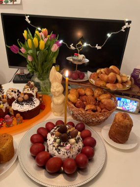 the aroma of home baking and other attributes of Easter holidays