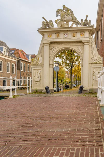 Leyde Pays Bas Octobre 2022 Porte Doelenpoort Dans Vieux Centre — Photo