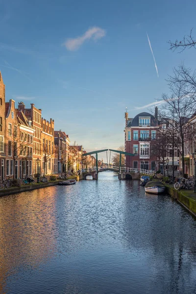 Leyde Pays Bas Novembre 2021 Oude Rijn Dans Centre Leyde — Photo