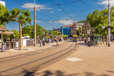 Bismarckplatz Heidelberg, Almanya 'da toplu taşıma.