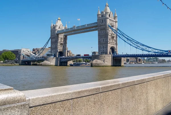 Tower Bridge Und Themse Vom Southwalk London — Stockfoto