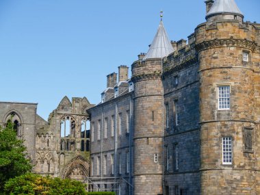 Edinburgh İskoçya, 25 Haziran 2009; Editoryal - Holyrood Sarayı, İskoçya 'yı ziyaret ettiğinde Kraliçe' nin evi.