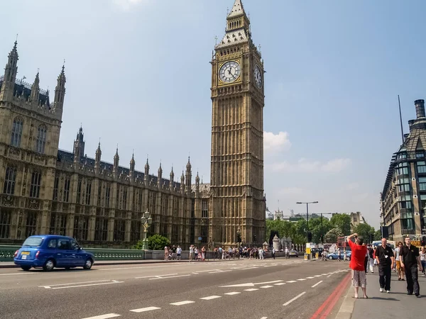 London Storbritannien Juli 2009 Westminster Tower Och Big Ben Berömda — Stockfoto