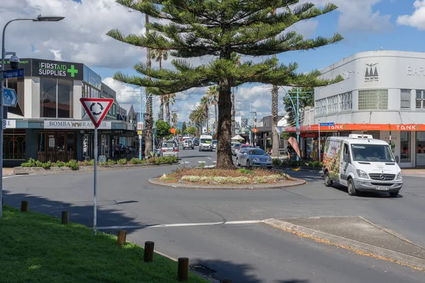 Tauranga Yeni Zelanda Mart 2023 Roundabout Bahçe Sokak Kavşağı Maunganui — Stok fotoğraf
