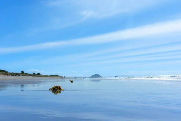 View Papamoa Beach Landmark Mount Maunganui Distance — Stock Photo, Image