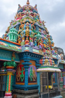 Colombo Sri Lanka - Eylül 12024; Sri Kailasanathar Bataklık Devasthanam Tapınağı Kolombo 'daki en eski Hindu tapınağı olarak bilinir..