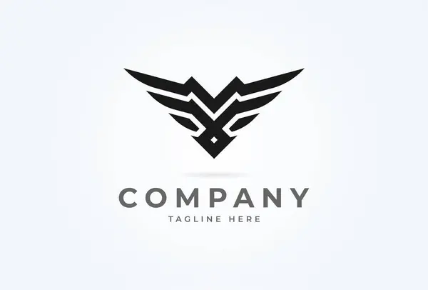 Benim ya da YM Wing logosunun baş harfleri. Modern M ve Y harfleri soyut bir kuş oluşturuyor. Düz Tasarım Logo Şablonu, vektör illüstrasyonu