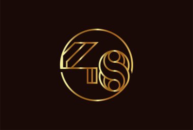  48 Numaralı Soyut Altın Logo, 48 Numaralı monogram çizim biçimi doğum günü ve iş logosu şablonları, düz tasarım logosu, vektör illüstrasyonu için kullanılabilir