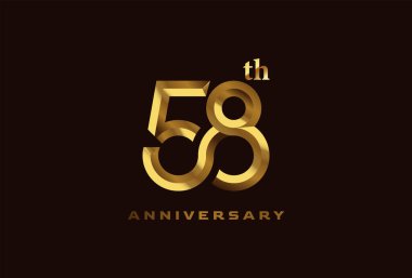 Doğum günü ve iş logosu şablonları, vektör illüstrasyonları için kullanılabilir.