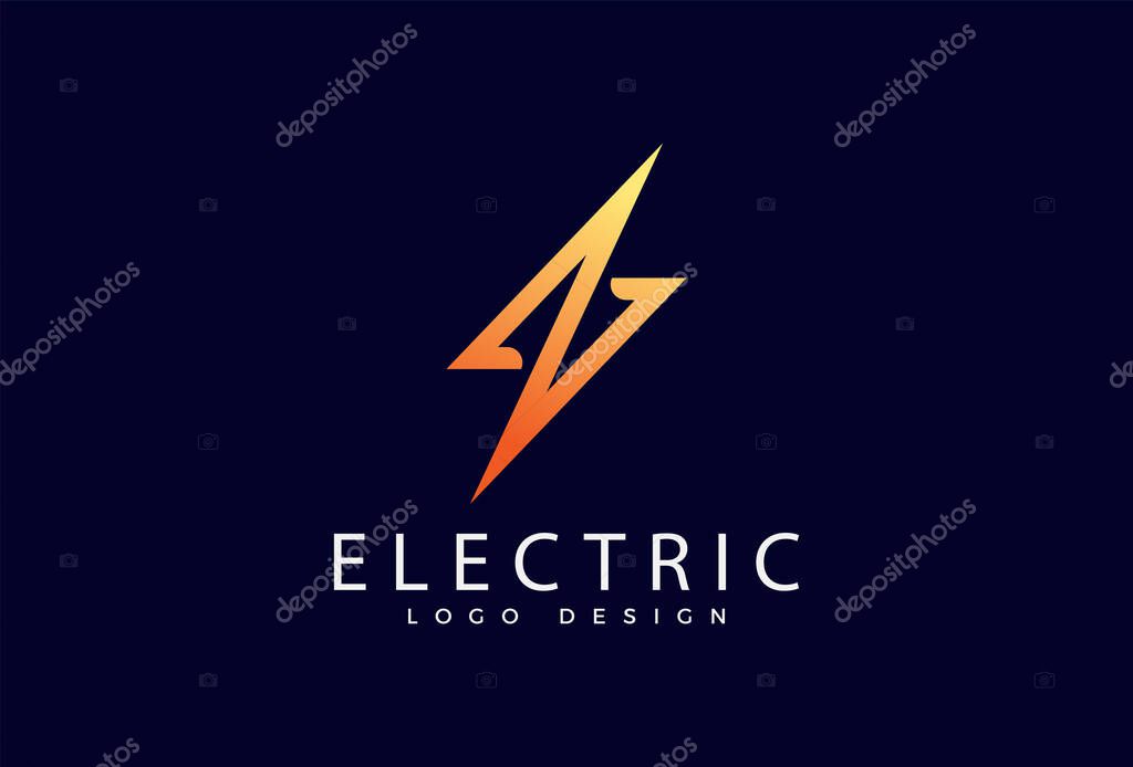 Electric Logo, tunder bolt design logo template, vector illustration