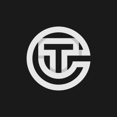 Geometrik Harf Tomografisi veya TC Monogram Logosu Tasarımı
