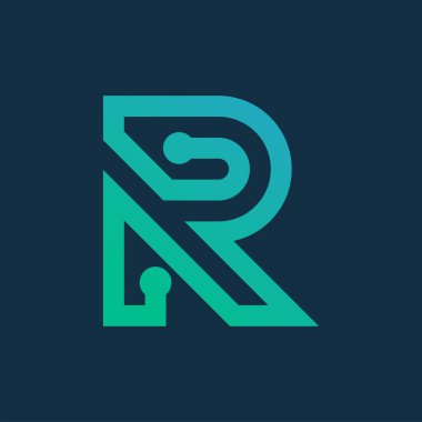 Tech Circuitry Harfi R Logosu