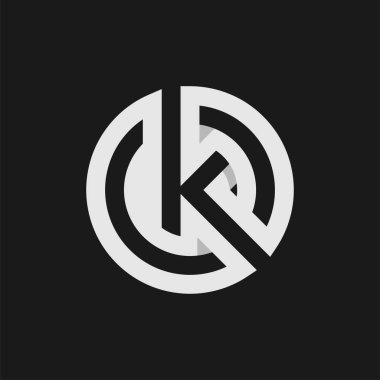 Monogram OK Logo Tasarımı