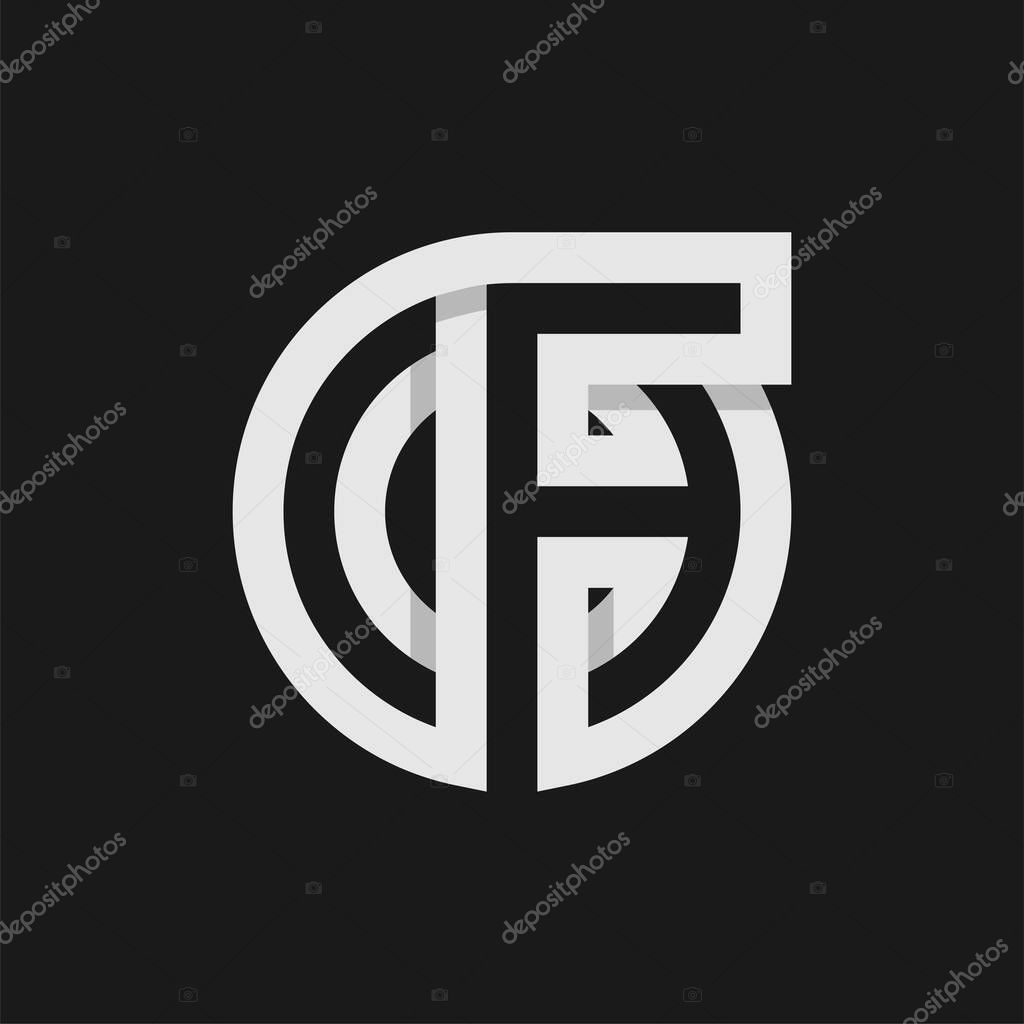 OF Monogram Logo Design