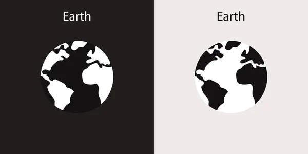 Bild Des Planeten Erde Studium Der Geographie Universum Menschheit Existenz — Stockvektor