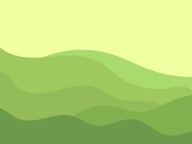 Natura, minimalist bir şekilde dalgalanır. Düzlükler ve dağlar. Parmak izleri, posterler ve iç tasarım için boho dekoru. Orta Çağ modern dekoru. Vektör illüstrasyonu