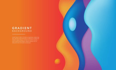 renkli modern soyut arkaplan tasarımı