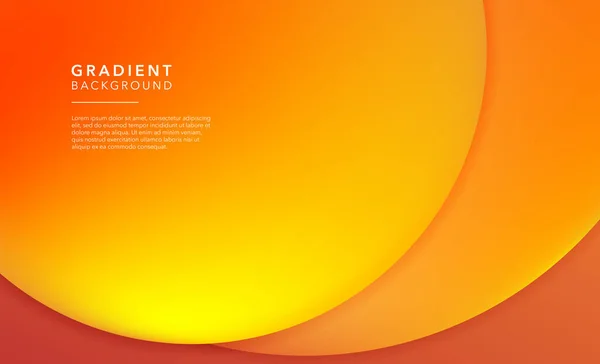 Jaune Orange Moderne Abstrait Conception Fond — Image vectorielle