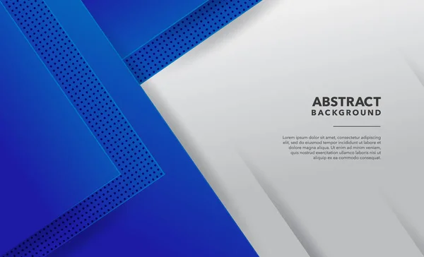 Blauw Wit Modern Abstract Achtergrond Ontwerp — Stockvector