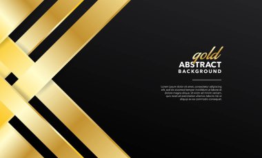 siyah altın modern soyut arkaplan tasarımı