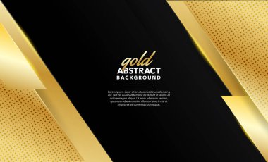 black gold modern abstract background design clipart