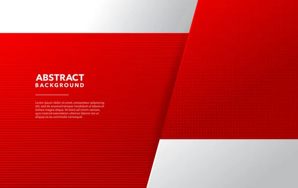 Rot Weiß Moderne Abstrakte Hintergrundgestaltung — Stockvektor