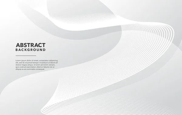 Blanco Gris Moderno Abstracto Fondo Diseño — Vector de stock