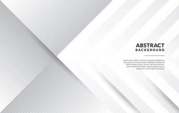 Vit Grå Modern Abstrakt Bakgrund Design — Stock vektor