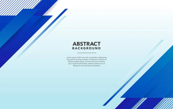 Azul Branco Moderno Design Fundo Abstrato — Vetor de Stock