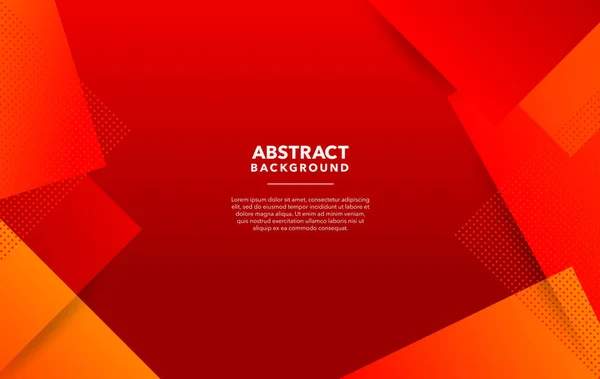 Röd Modern Abstrakt Bakgrund Design — Stock vektor
