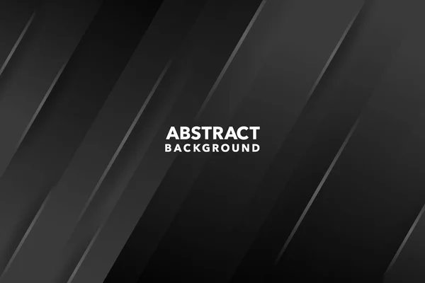 Svart Modern Abstrakt Bakgrund Design — Stock vektor