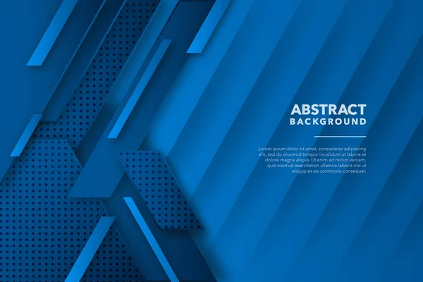Ontwerp Blauwe Moderne Abstracte Achtergrond — Stockvector