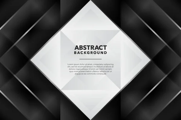 Black Modern Abstract Background Design — Stock Vector