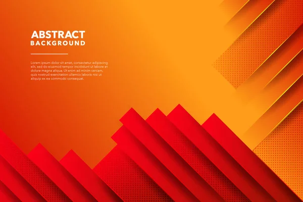 Geel Oranje Modern Abstract Achtergrond Ontwerp — Stockvector