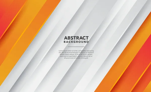 Yellow Orange Modern Abstract Background Design — Stock Vector