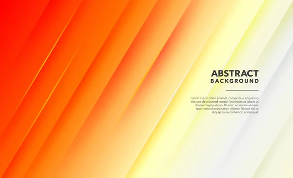 Gelb Orange Moderne Abstrakte Hintergrundgestaltung — Stockvektor