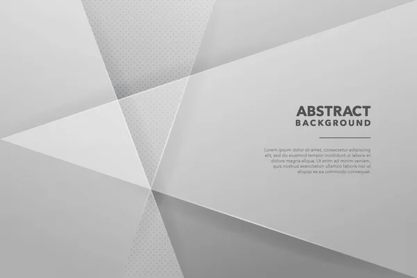 Branco Cinza Moderno Design Fundo Abstrato — Vetor de Stock