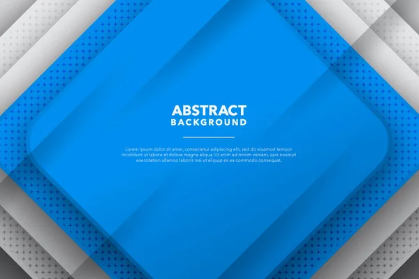 Blau Weiß Moderne Abstrakte Hintergrundgestaltung — Stockvektor