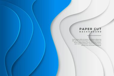 mavi beyaz modern soyut arkaplan tasarımı