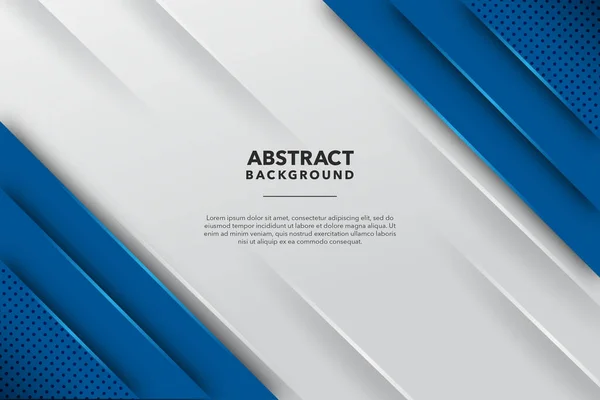 Blå Vit Modern Abstrakt Bakgrund Design — Stock vektor