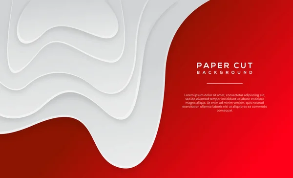 Rouge Moderne Abstrait Fond Design — Image vectorielle