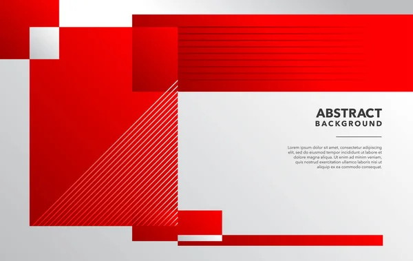 Vermelho Branco Moderno Design Fundo Abstrato — Vetor de Stock