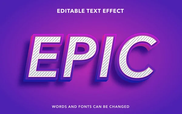 Estilo Efecto Texto Editable — Archivo Imágenes Vectoriales