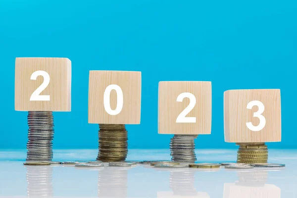 2023 Fatuskó Érmekészleteken Nyugdíjalap 401K Passzív Jövedelem Üzleti Beruházások Növekedési — Stock Fotó