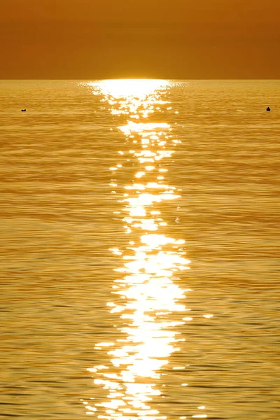 Krásný Západ Slunce Nad Pobřežím Moře — Stock fotografie