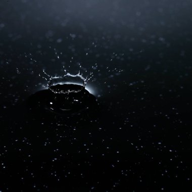 Su sıçraması, su yüzeyine düşen ve kırılan bir damla su.