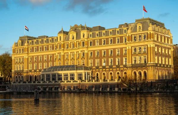 荷兰阿姆斯特丹 2022年11月25日 Amstel Amsterdam洲际酒店 一家位于Amstel河岸的五星级酒店 — 图库照片
