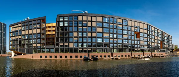 Άμστερνταμ Ολλανδία 2023 Συγκρότημα Διαμερισμάτων Jonas Νέο Βραβευμένο Κτίριο Στη — Φωτογραφία Αρχείου